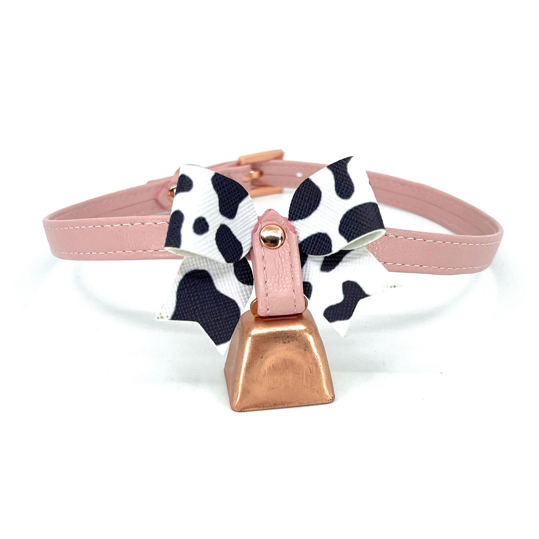 Design Your Own Cow Bell Bow Collar Collar Restrained Grace