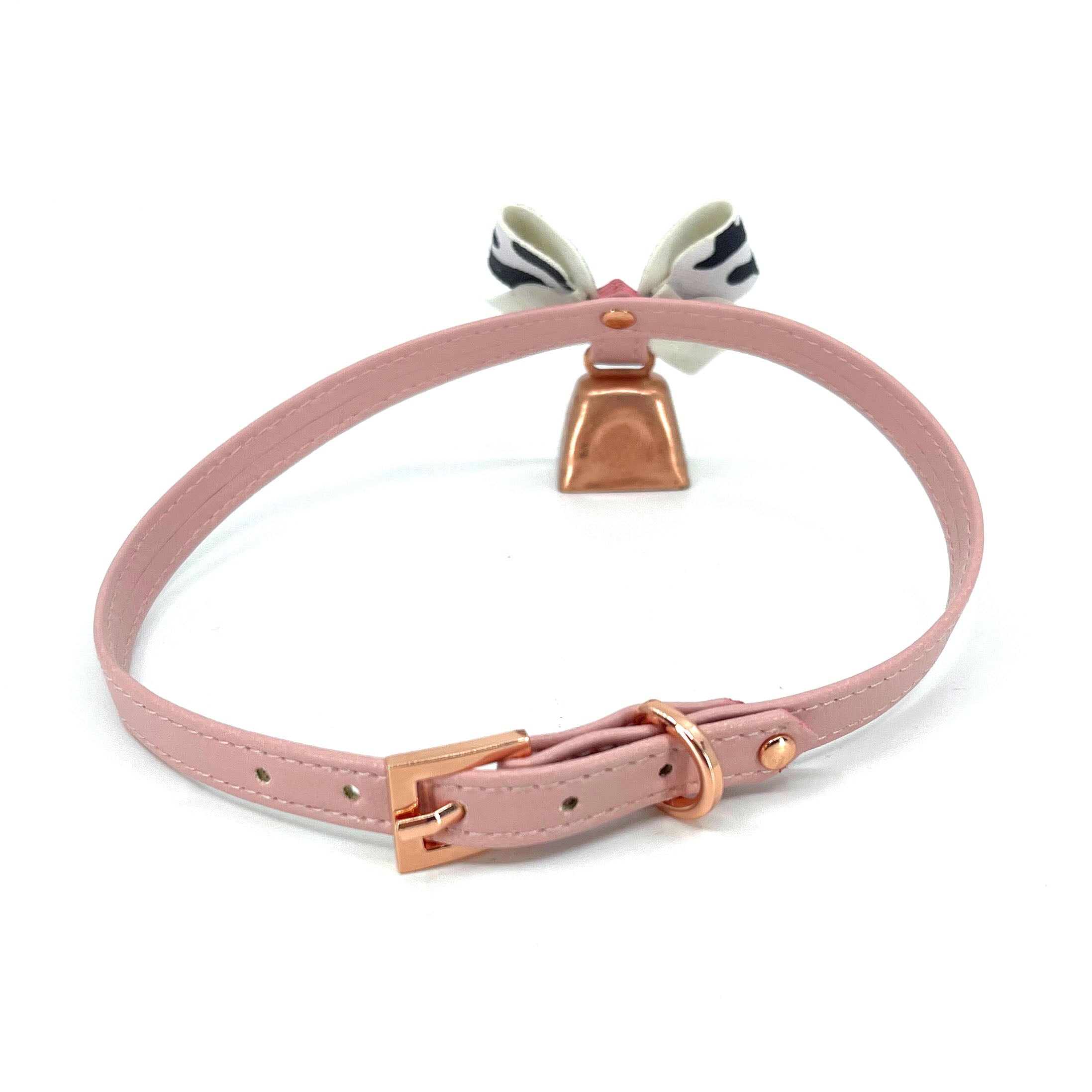 Design Your Own Cow Bell Bow Collar Collar Restrained Grace