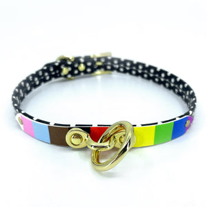 Design Your Own LGBTQ Pride Petite BDSM Collar Collar Restrained Grace