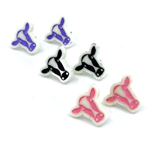 Cow Acrylic Stud Earrings Earrings Restrained Grace