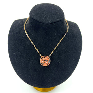 BDSM Emblem Necklace Necklace Restrained Grace Rose Gold