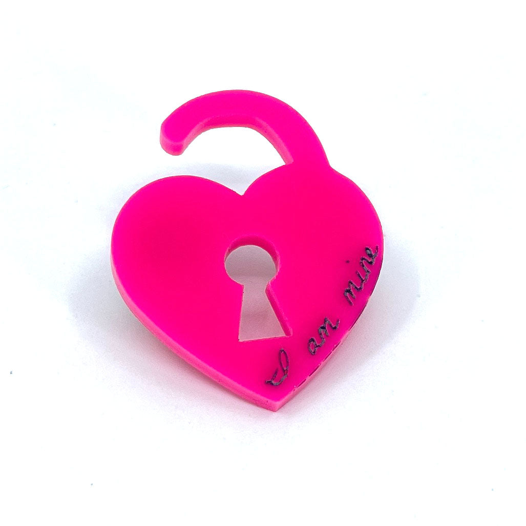 Self Owned Sub Club - I am Mine Acrylic Pin Pin Restrained Grace