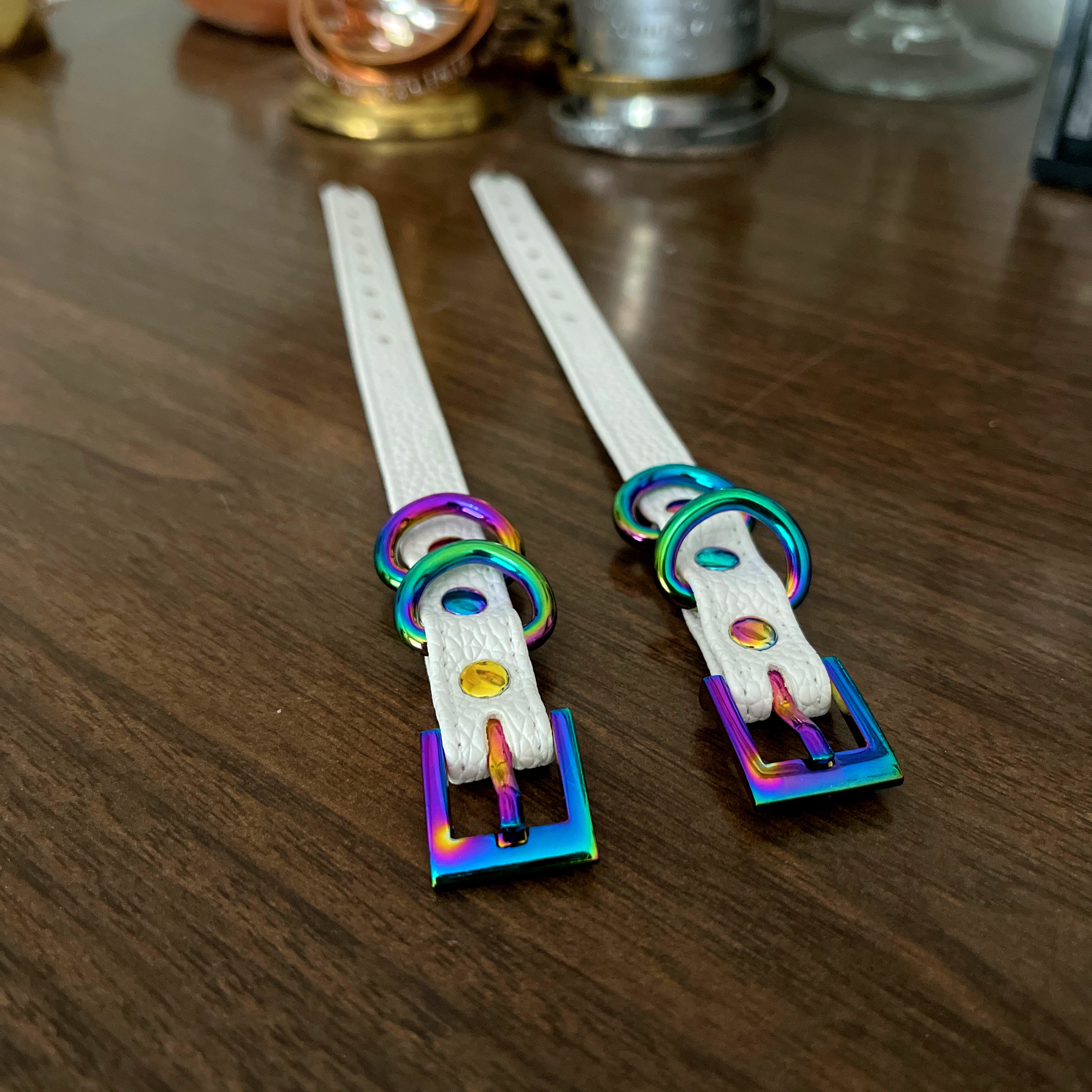 Rainbow Unicorn Petite Bondage Cuffs Cuffs Restrained Grace