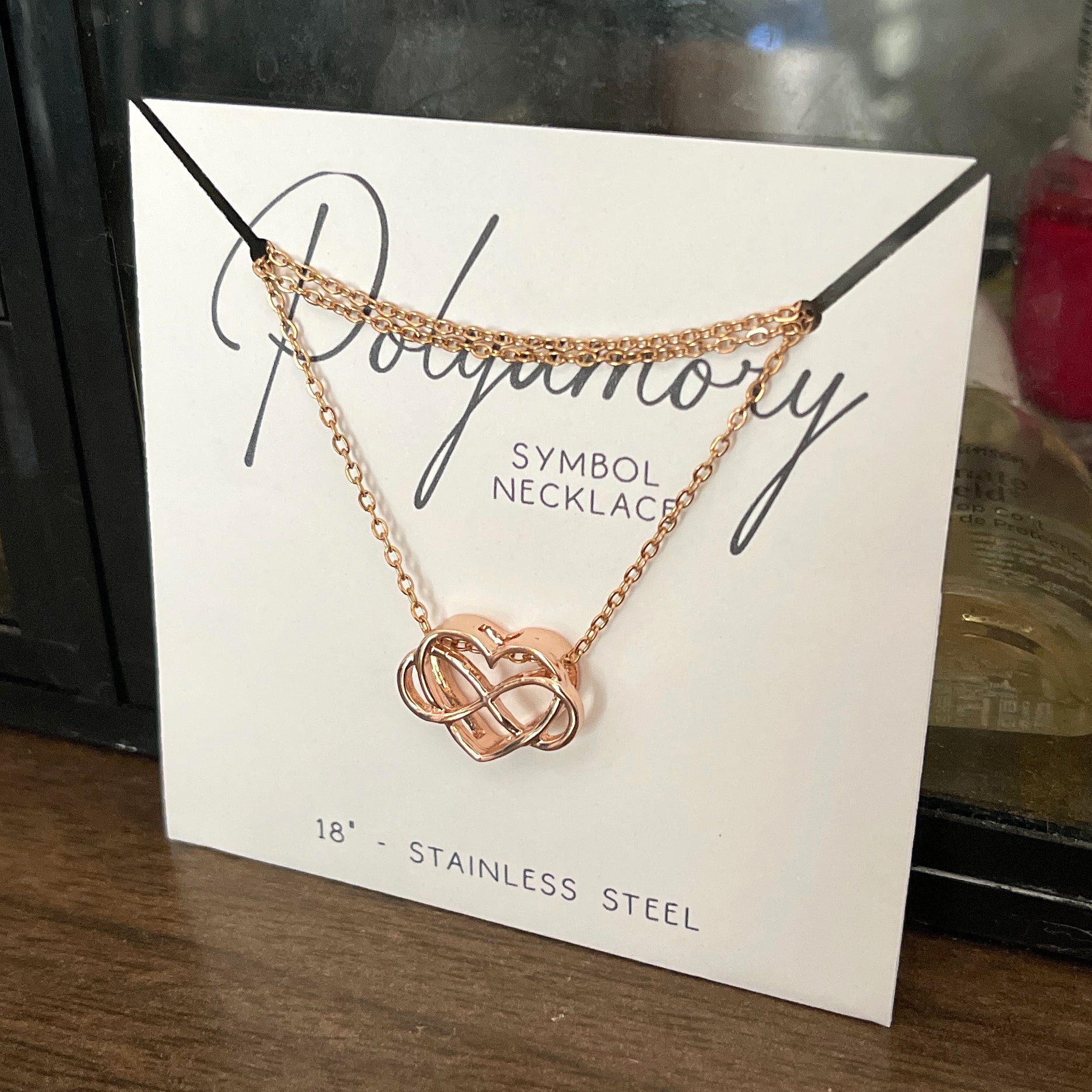 Polyamory Symbol Necklace Necklace Restrained Grace