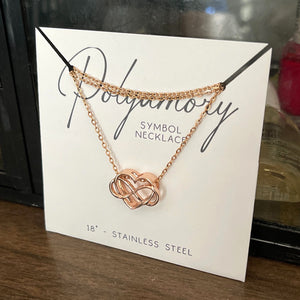 Polyamory Symbol Necklace Necklace Restrained Grace