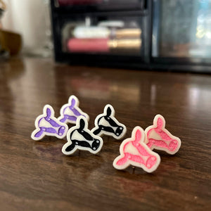 Cow Acrylic Stud Earrings Earrings Restrained Grace