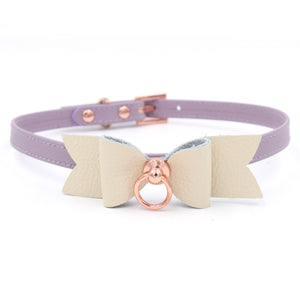 Design Your Own Bow Mini Collar - BDSM Day Collar Collar Restrained Grace