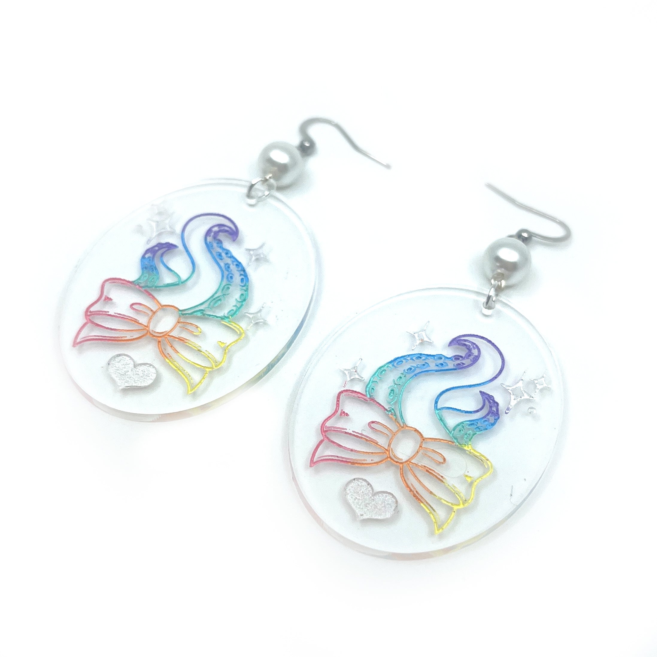 Pastel Tentacle Lover Earrings Earrings Restrained Grace