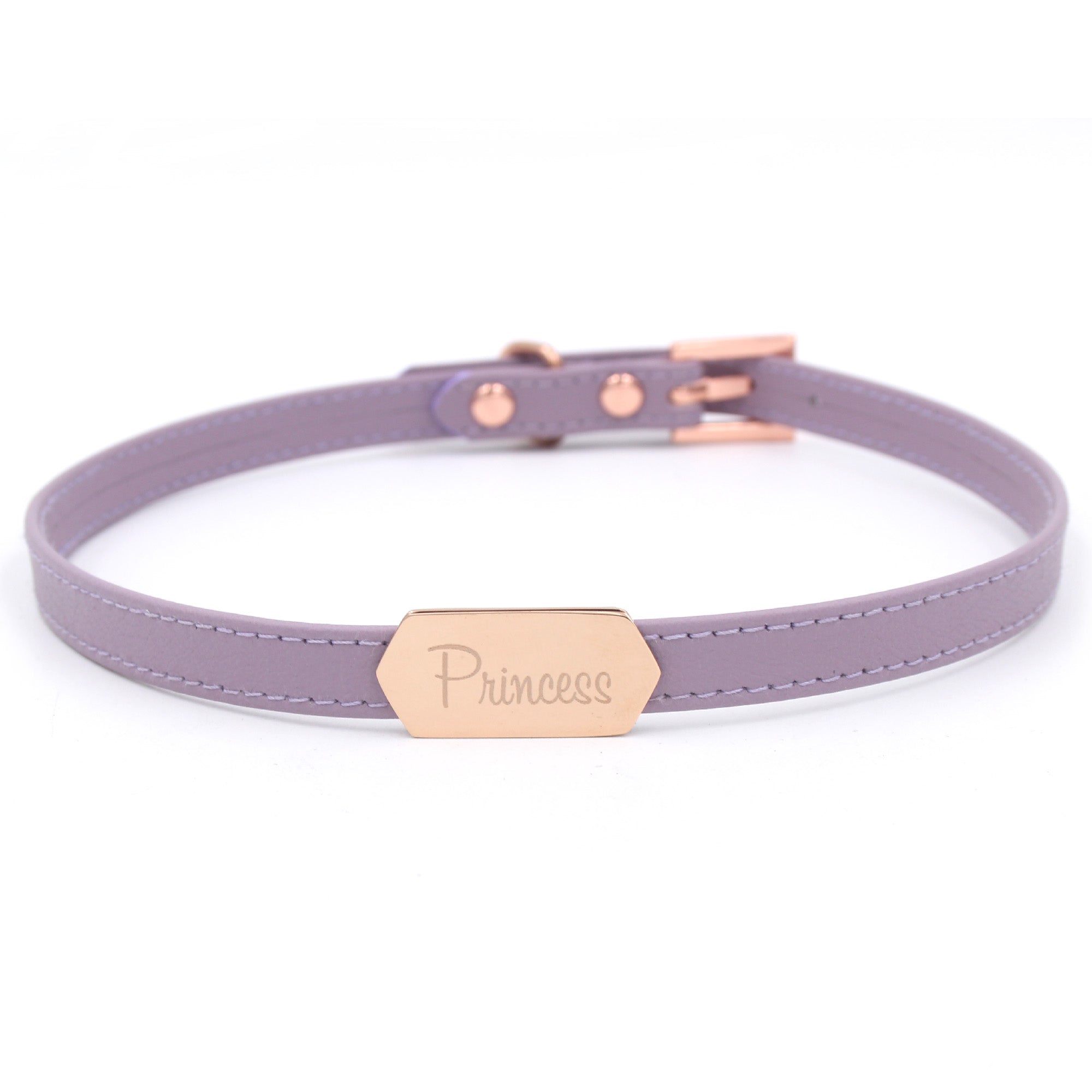 Design Your Own Engraved Plaque Mini BDSM Collar Collar Restrained Grace