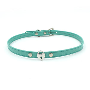 Design Your Own Heart Lock Charm Mini BDSM Collar Collar Restrained Grace