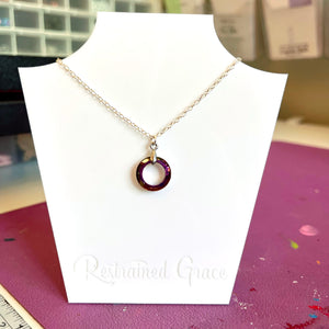 The Nebula Crystal Day Collar - Sterling Silver Day Collar Restrained Grace