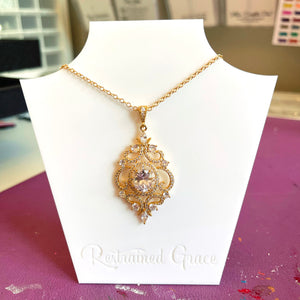 The Diana Day Collar - Sterling Silver Day Collar Restrained Grace