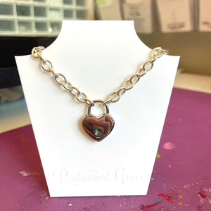 The Sterling Silver Signature Day Collar - BDSM Chain Day Collar Day Collar Restrained Grace