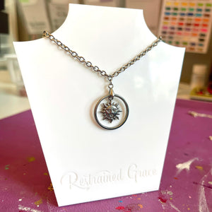 Celestial Sun Day Collar - Stainless Steel Day Collar Restrained Grace