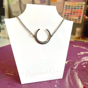 The Luna Day Collar - Stainless Steel Day Collar Restrained Grace