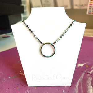 Dainty Ring of O Day Collar - Stainless Steel Day Collar Restrained Grace