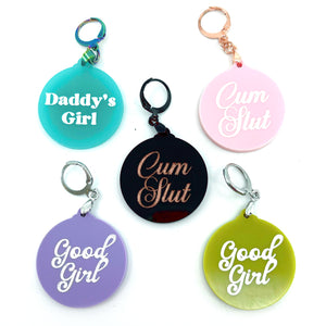 Design Your Own Acrylic Collar Tag - Round Collar Tag Restrained Grace