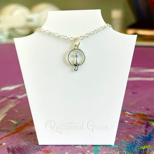 The Sitting Kitty Day Collar - Sterling Silver Day Collar Restrained Grace