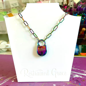 Paperclip Chain Day Collar - Stainless Steel Day Collar Restrained Grace