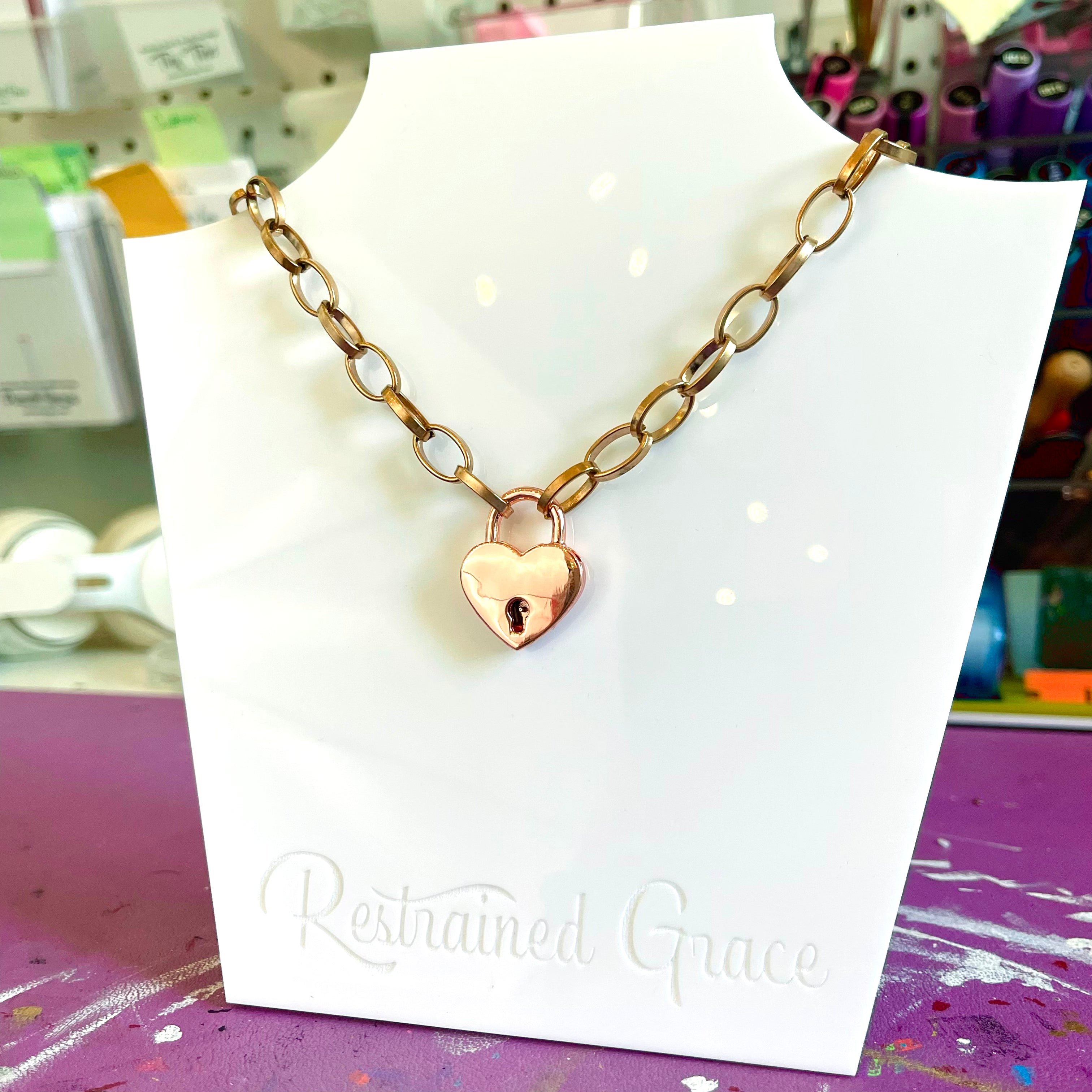 The Signature Day Collar - BDSM Chain Day Collar