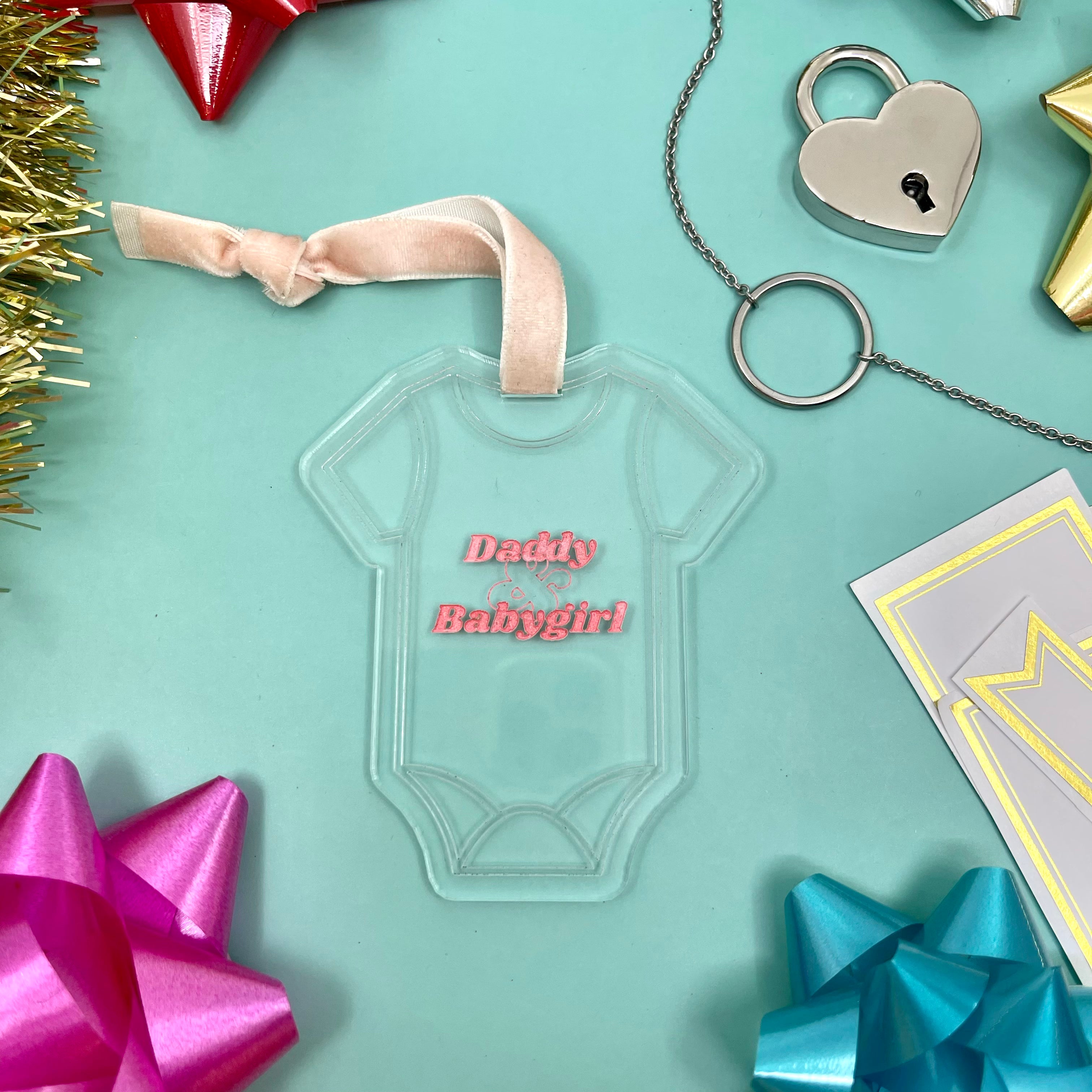 Personalized Caregiver & Little BDSM Ornament Ornament Restrained Grace