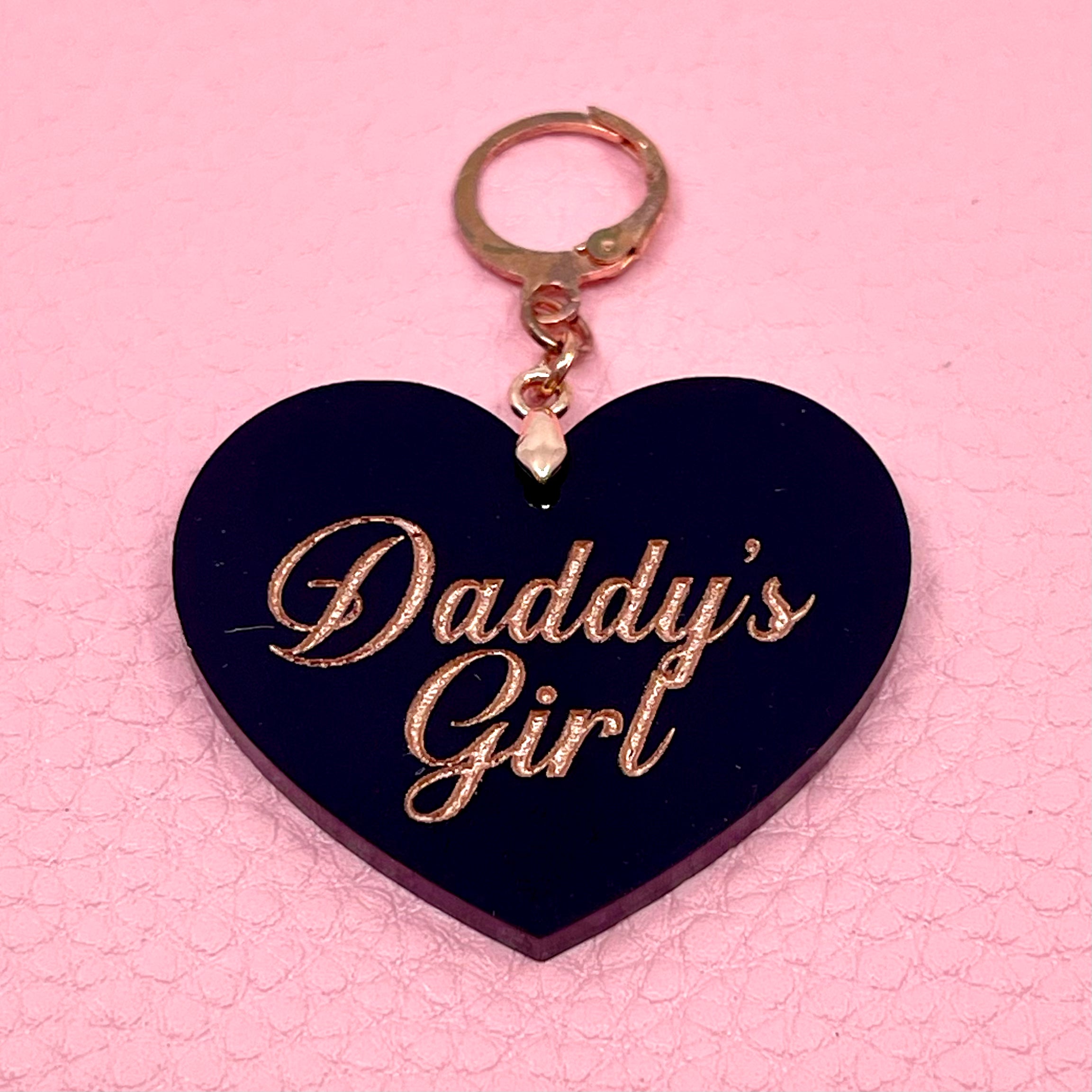 Custom Acrylic Collar Tag - Puffy Heart Collar Tag Restrained Grace