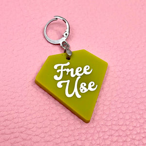 Custom Acrylic Collar Tag - Diamond Collar Tag Restrained Grace