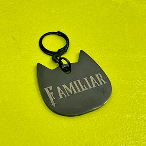 Custom Steel Collar Tag - Cat Head Collar Tag Restrained Grace