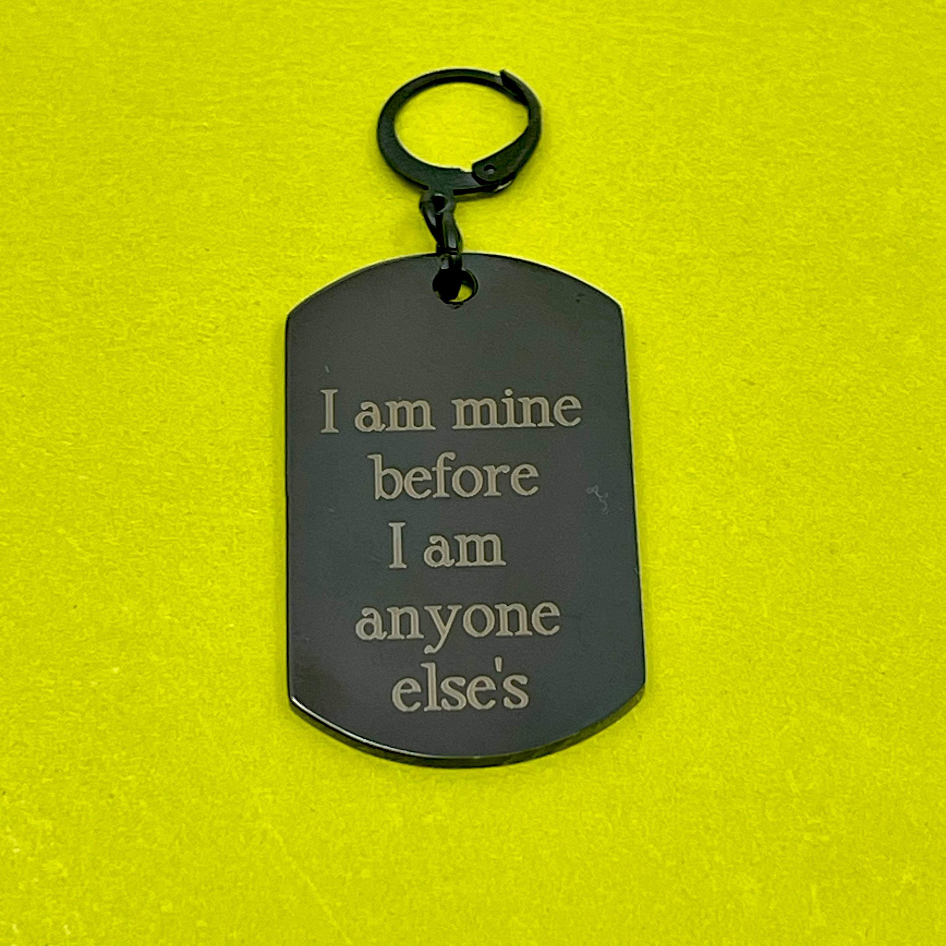 Custom Steel Collar Tag - Dog Tag Collar Tag Restrained Grace