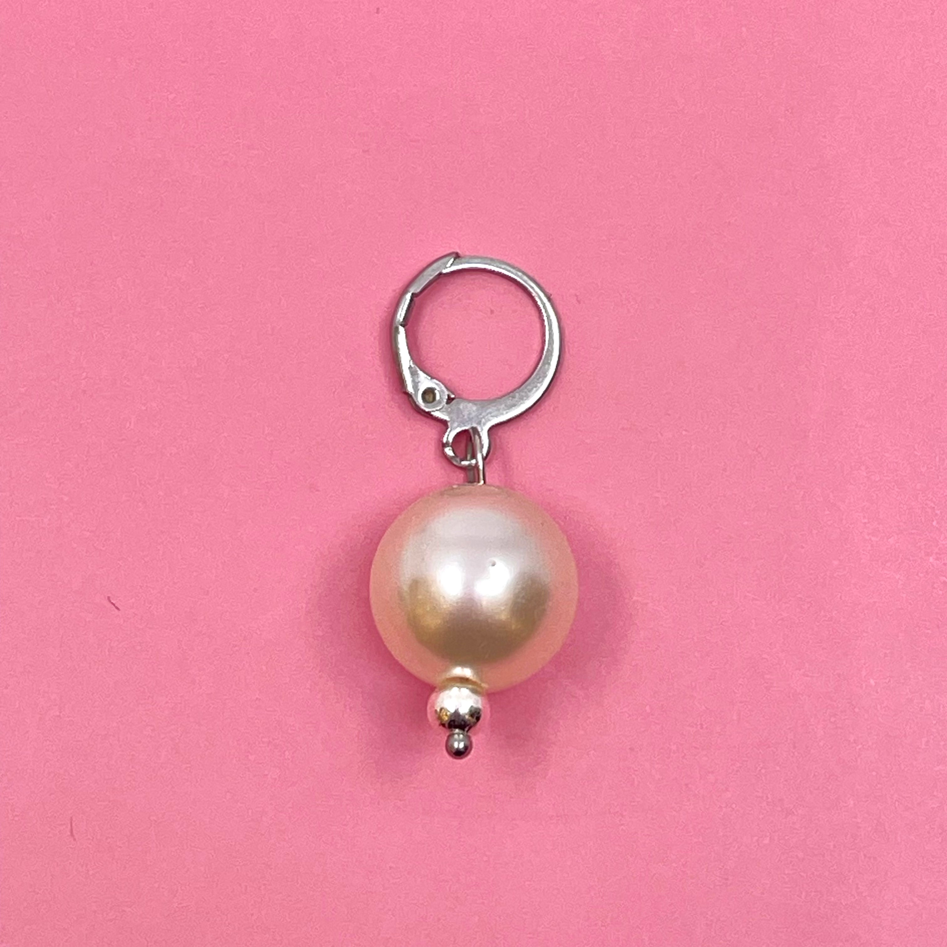 XL Pearl Collar Charm Collar Tag Restrained Grace
