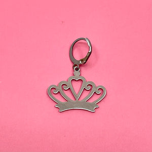 Princess Crown Collar Charm Collar Tag Restrained Grace