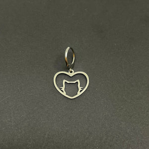 Love Kitten Collar Charm Collar Tag Restrained Grace