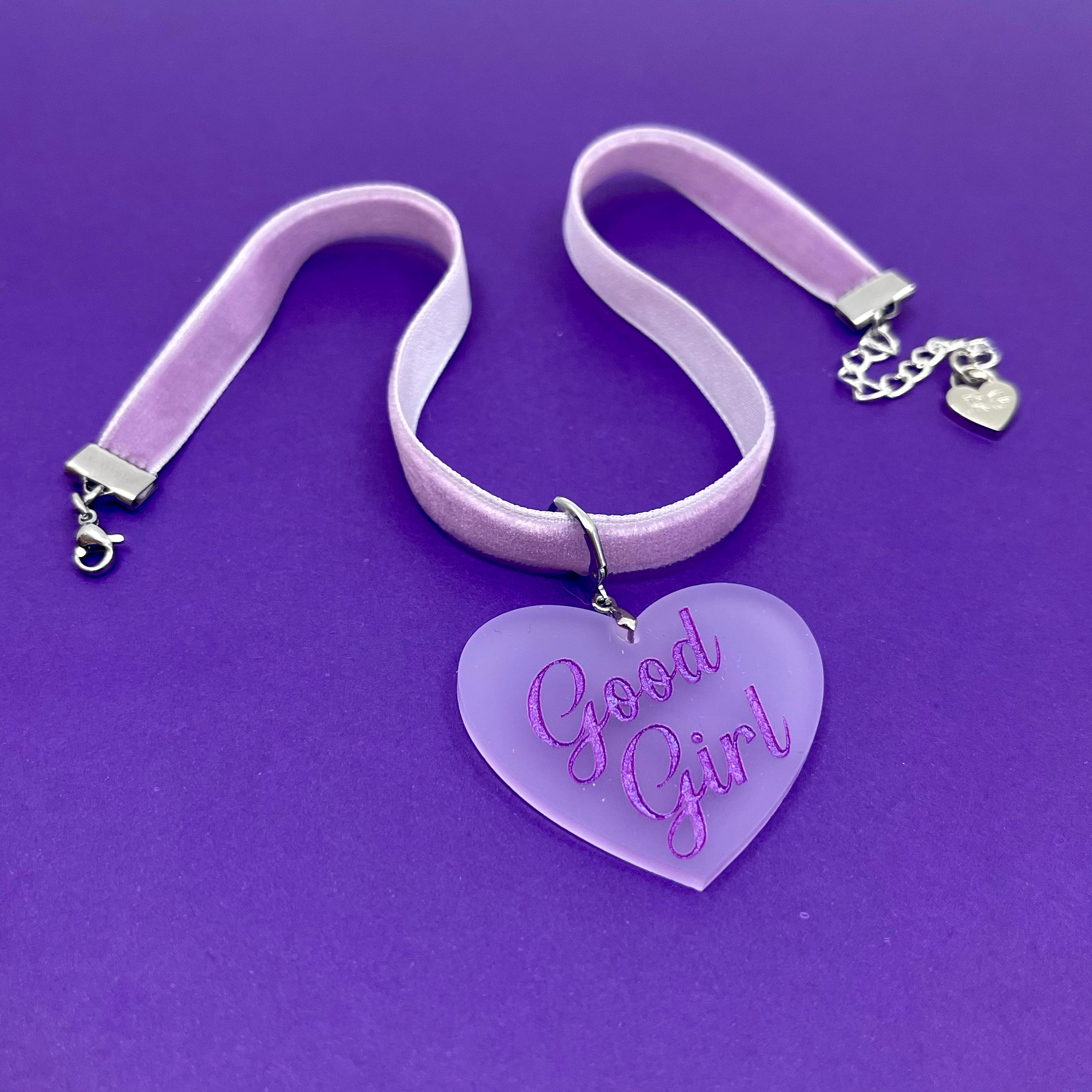 Wisteria Velvet Mini Choker