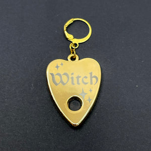 Custom Steel Collar Tag - Ouija Planchette Collar Tag Restrained Grace