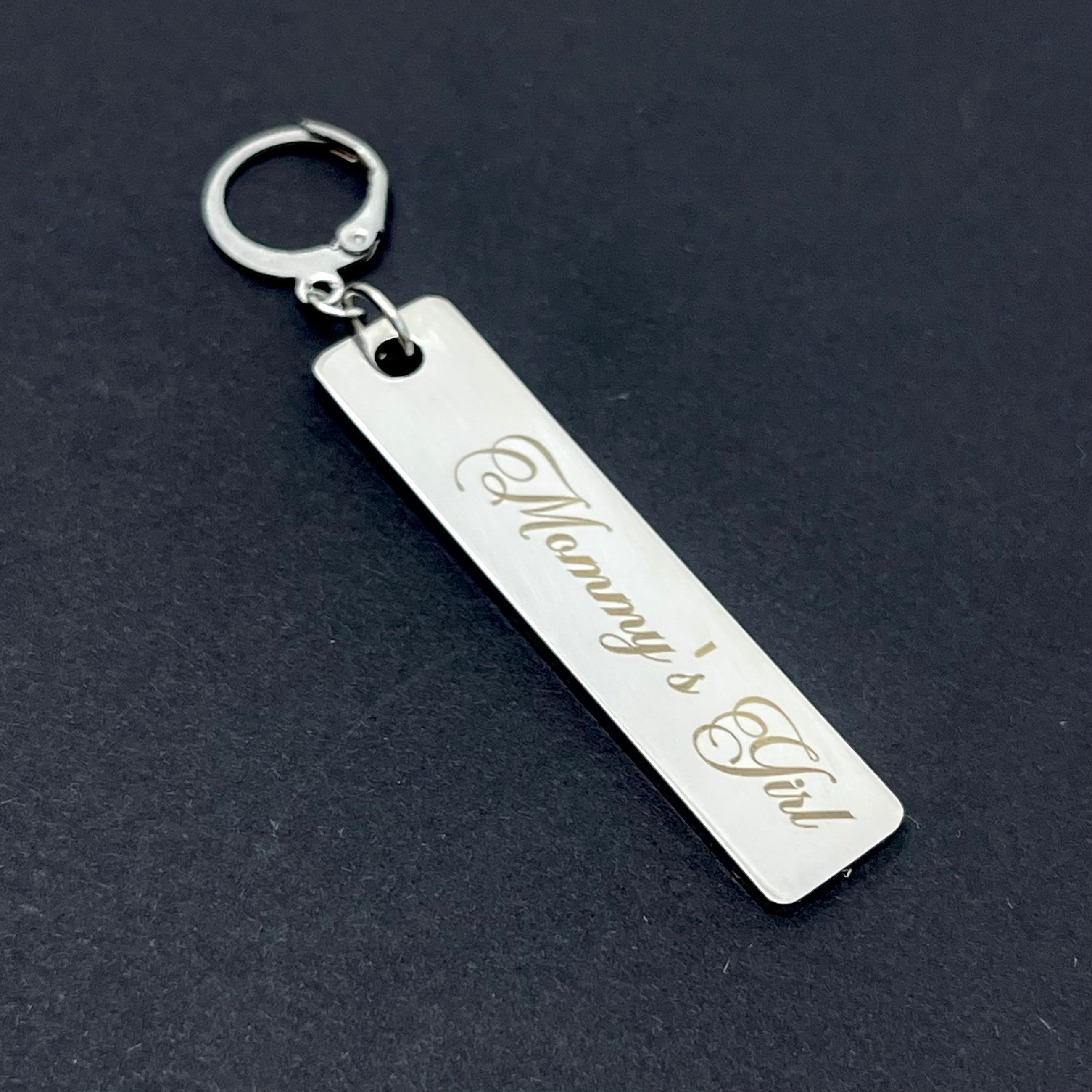 Custom Steel Collar Tag - Bar