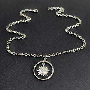 Celestial Sun Day Collar - Stainless Steel Day Collar Restrained Grace