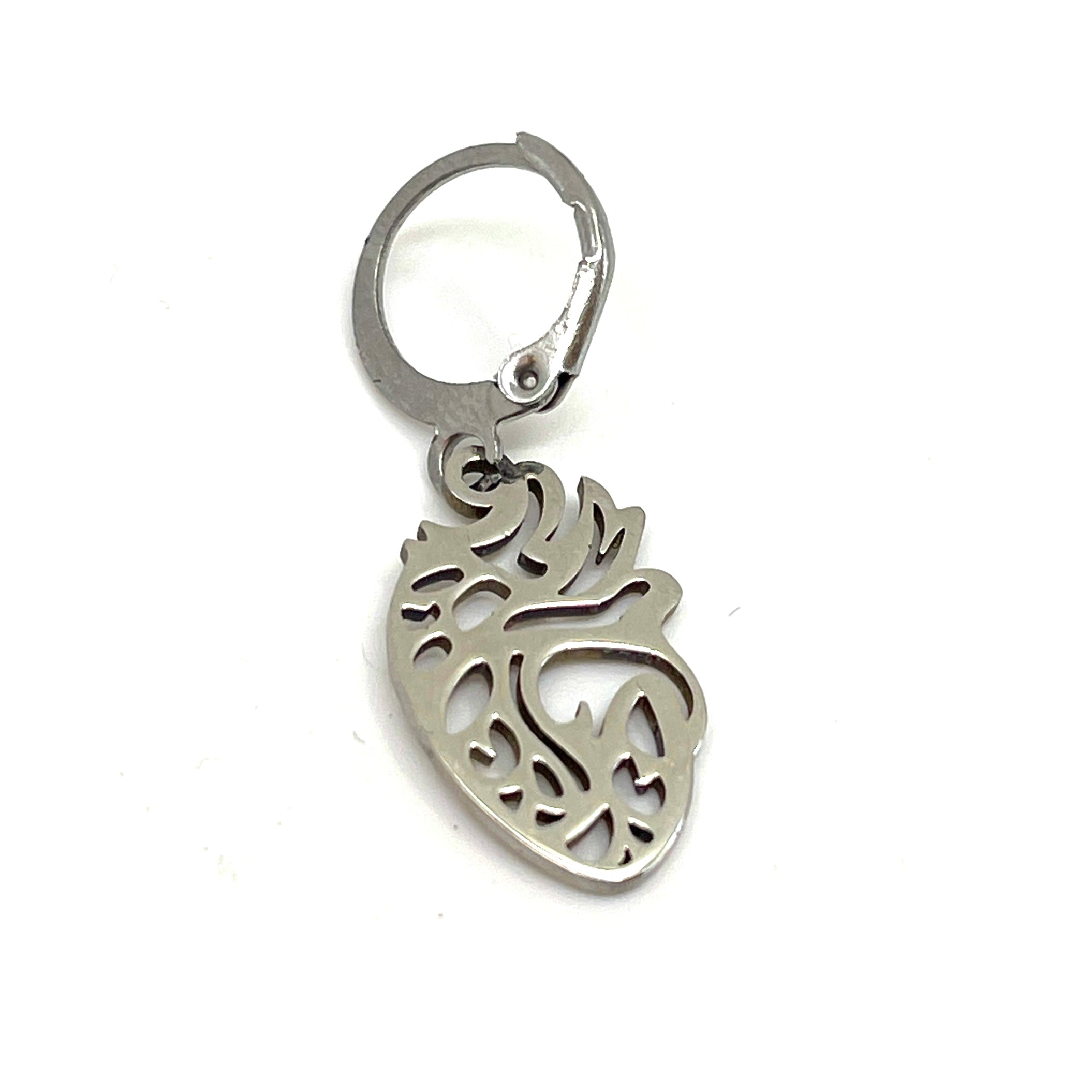 Anatomical Heart Collar Charm