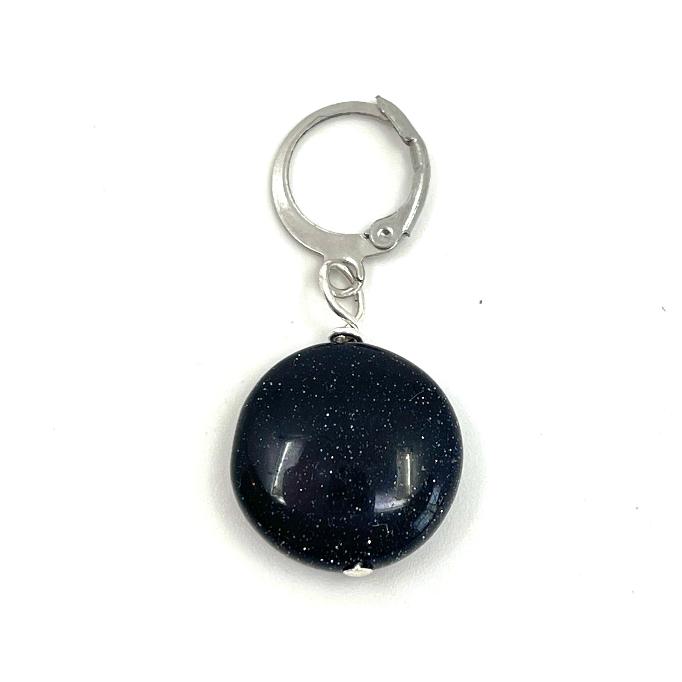 Space Shimmer Goldstone Collar Charm
