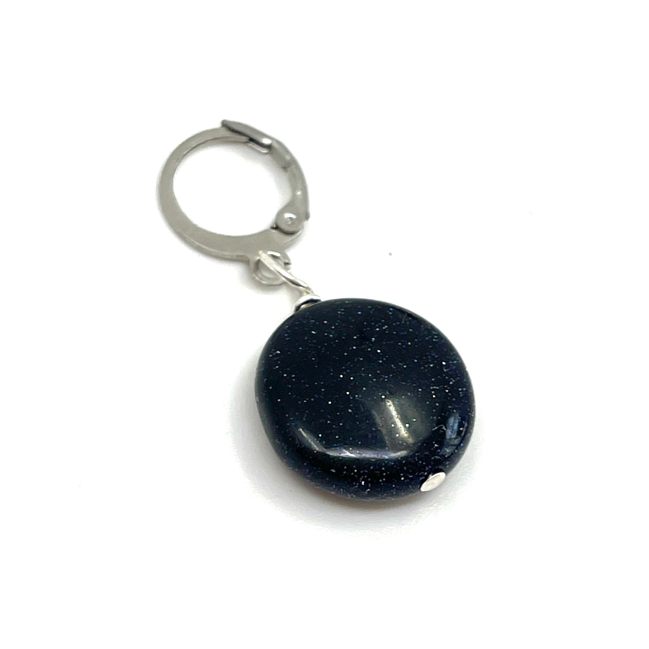 Space Shimmer Goldstone Collar Charm
