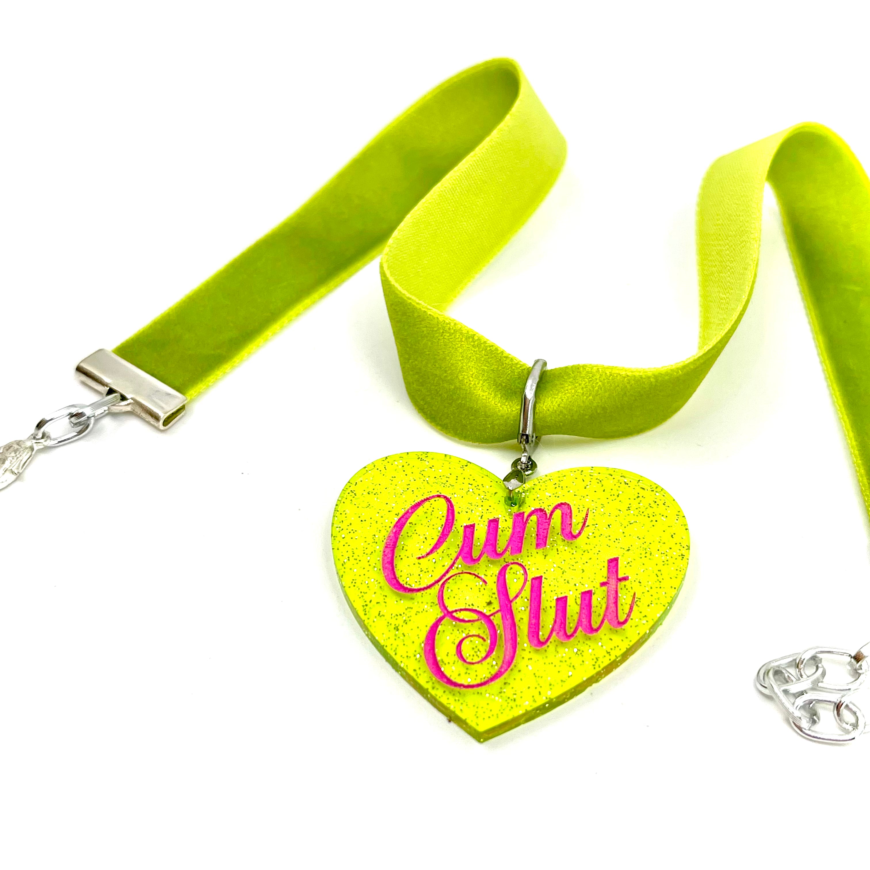 Grass Green Velvet Choker