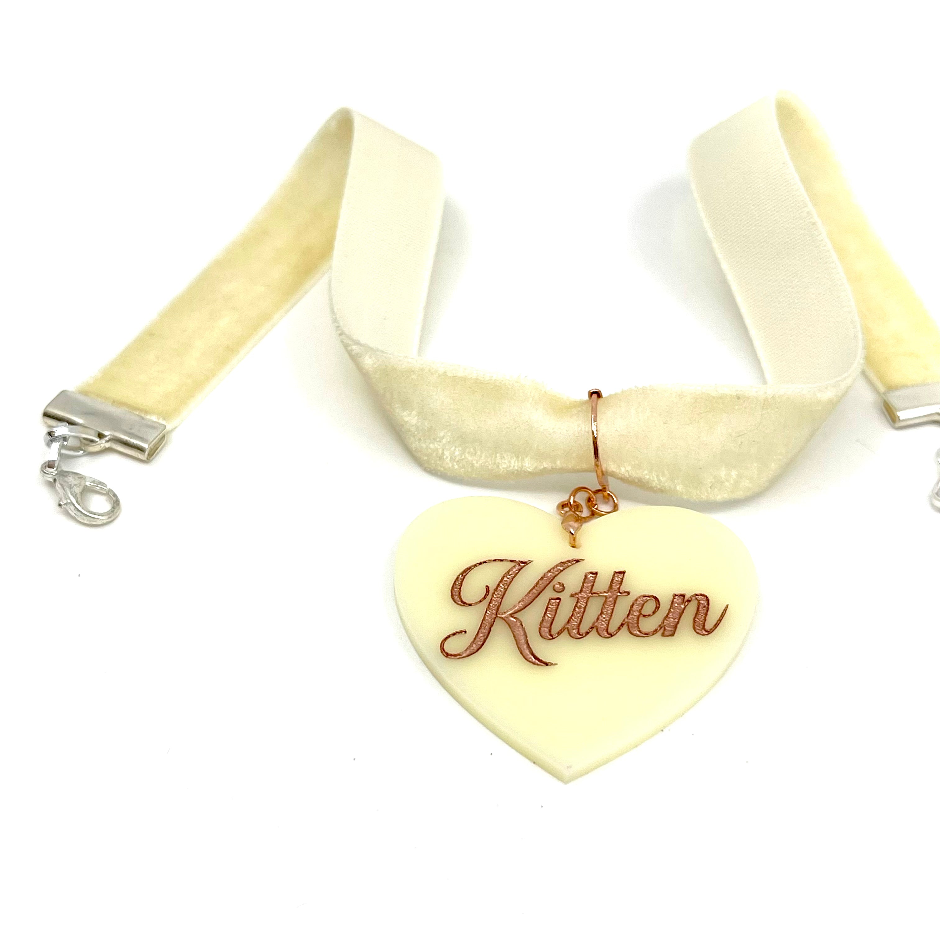 Ivory Velvet Choker