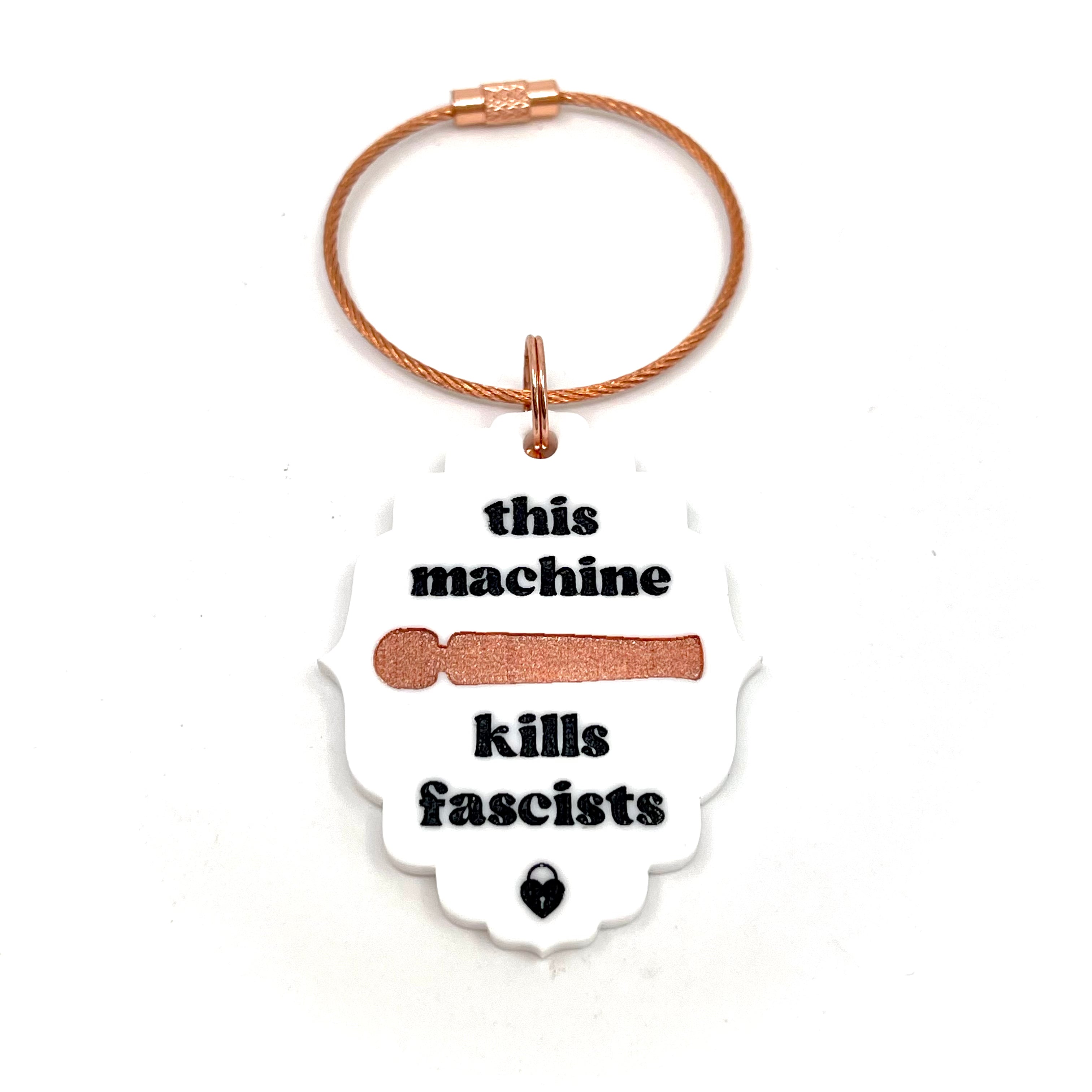 This Magic Wand Kills Fascists - Keychain