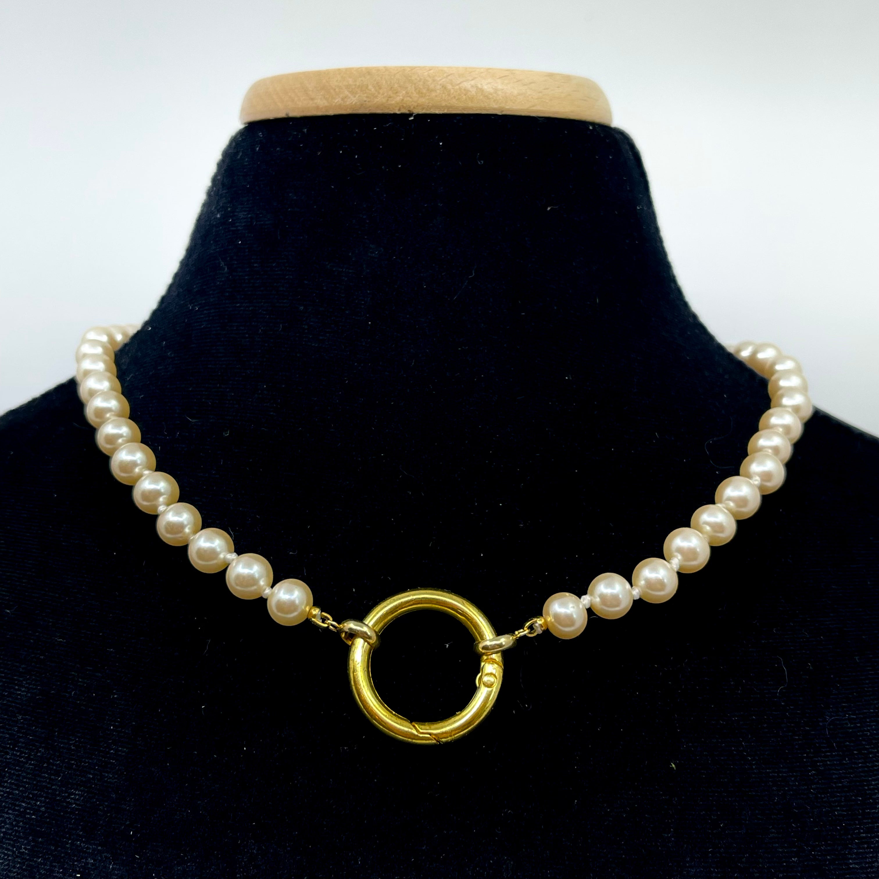 Champagne Pearls 18" - True Vintage Day Collar #3