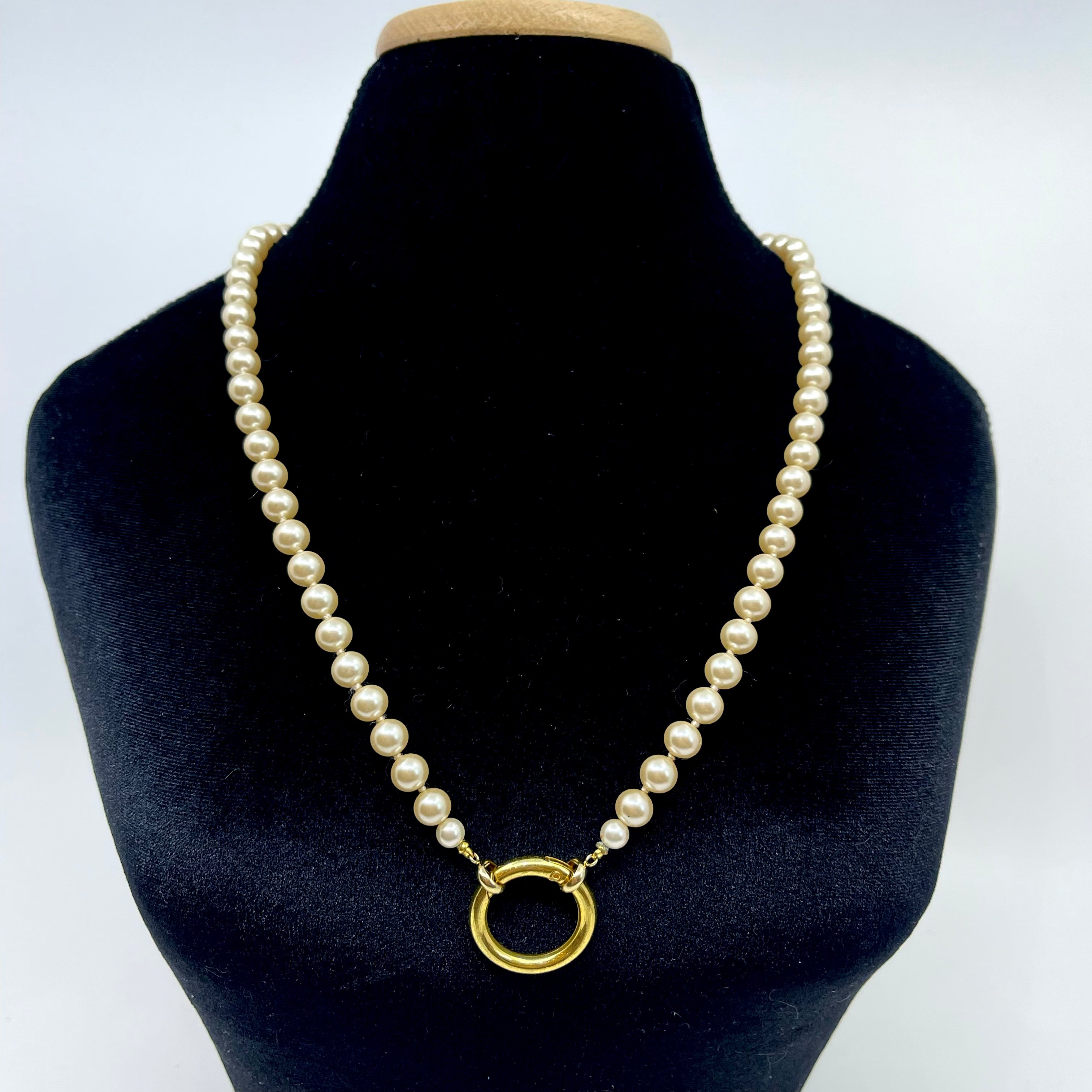Ivory Pearls 25" - True Vintage Day Collar #8