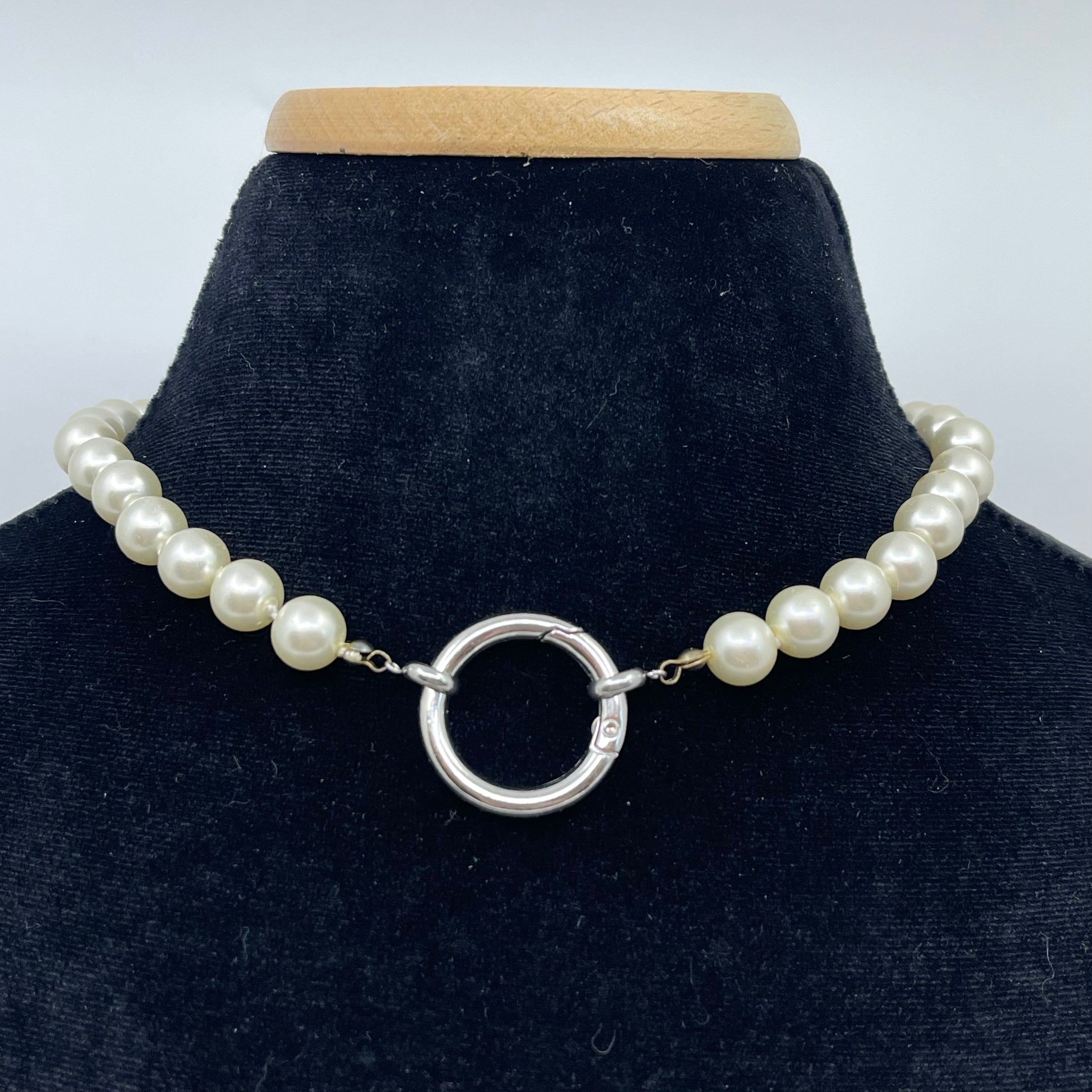 White Pearls 16" - True Vintage Day Collar #11