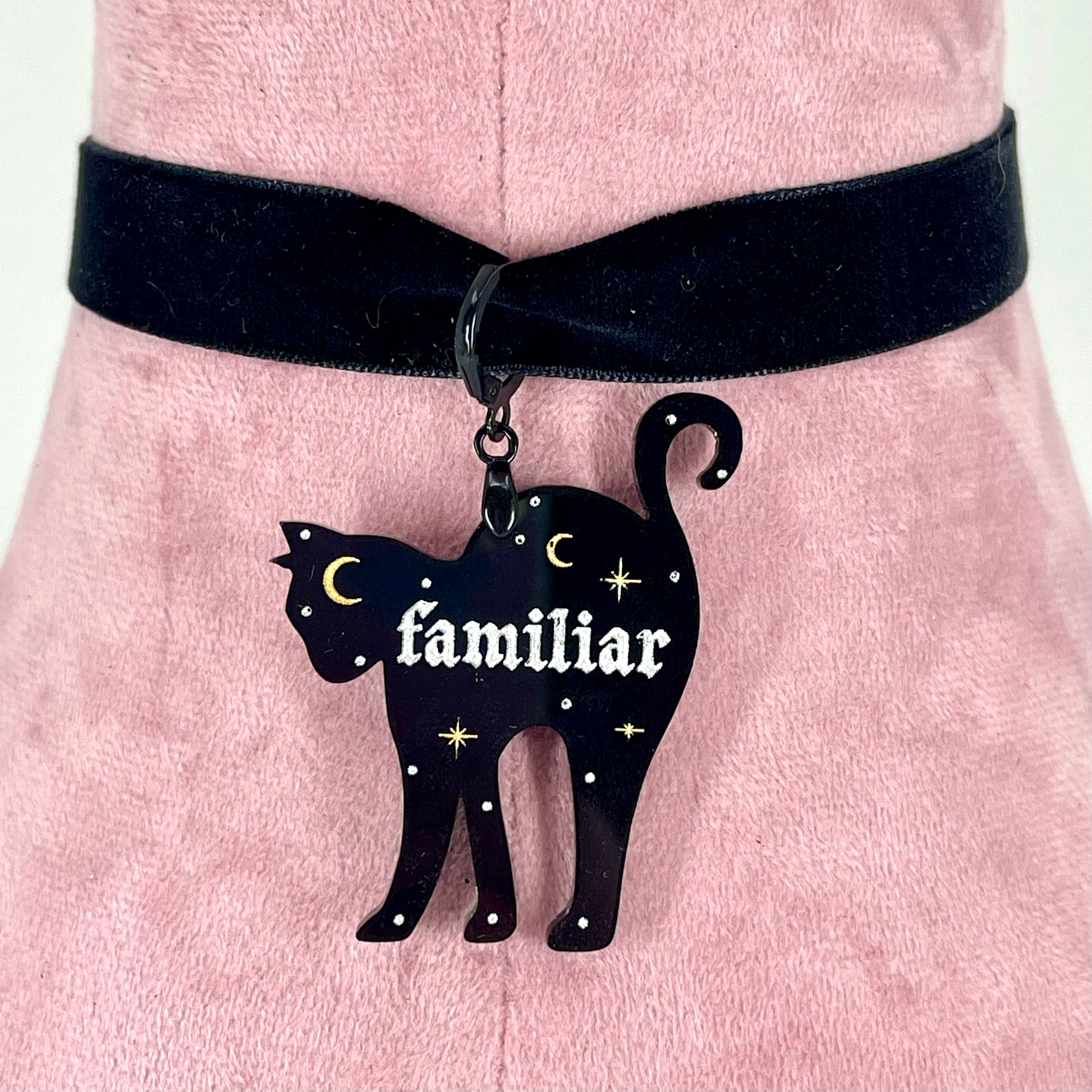 Familiar - Celestial Cat Collar Tag