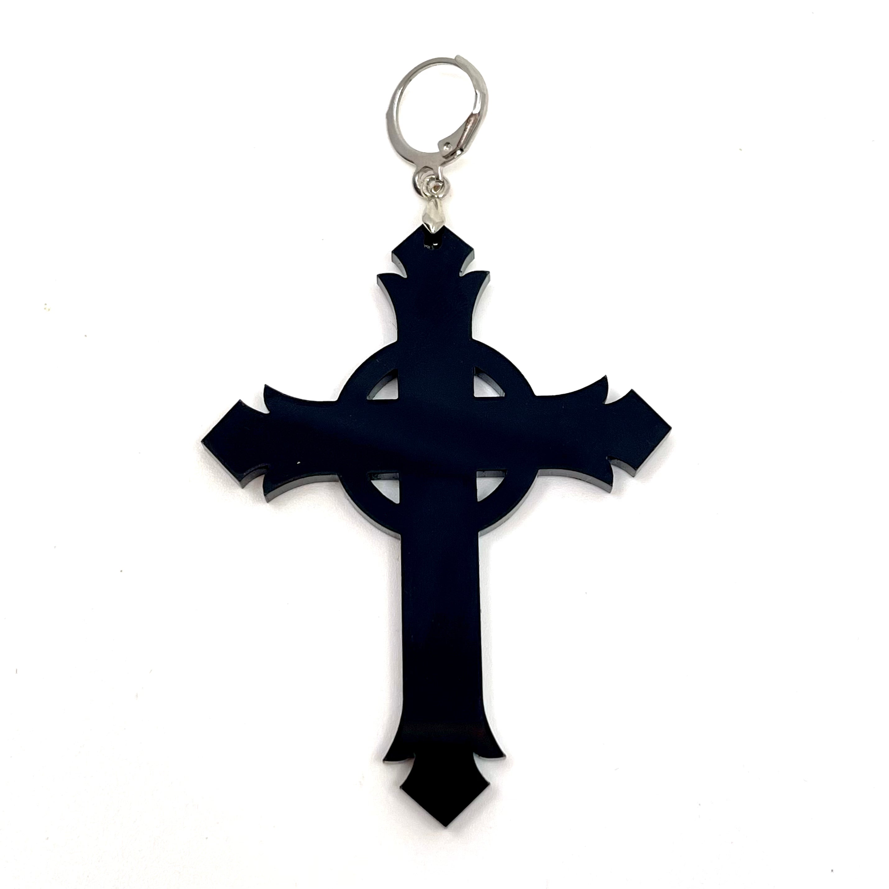 Gothic Cross Collar Tag
