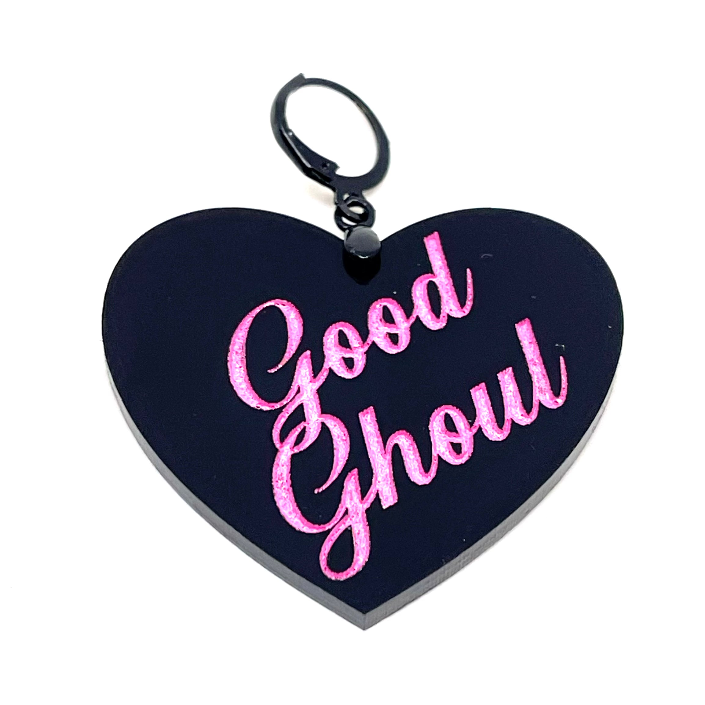 Good Ghoul - XL Heart Collar Tag