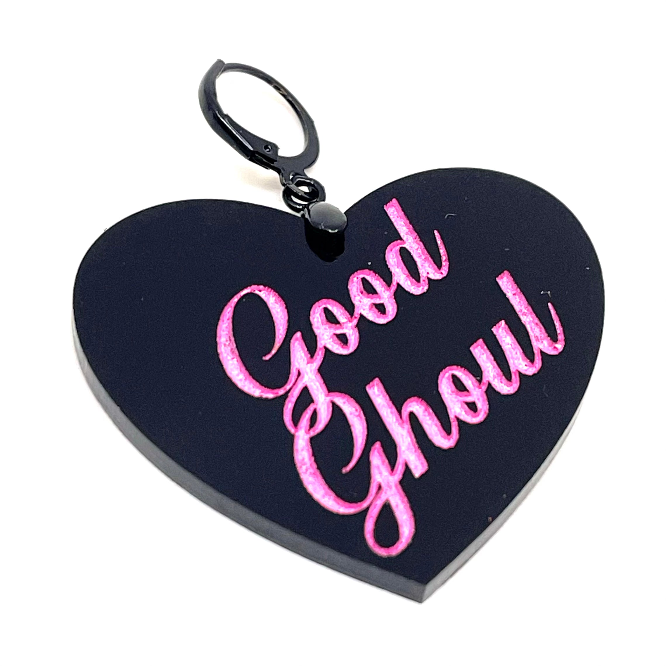 Good Ghoul - XL Heart Collar Tag