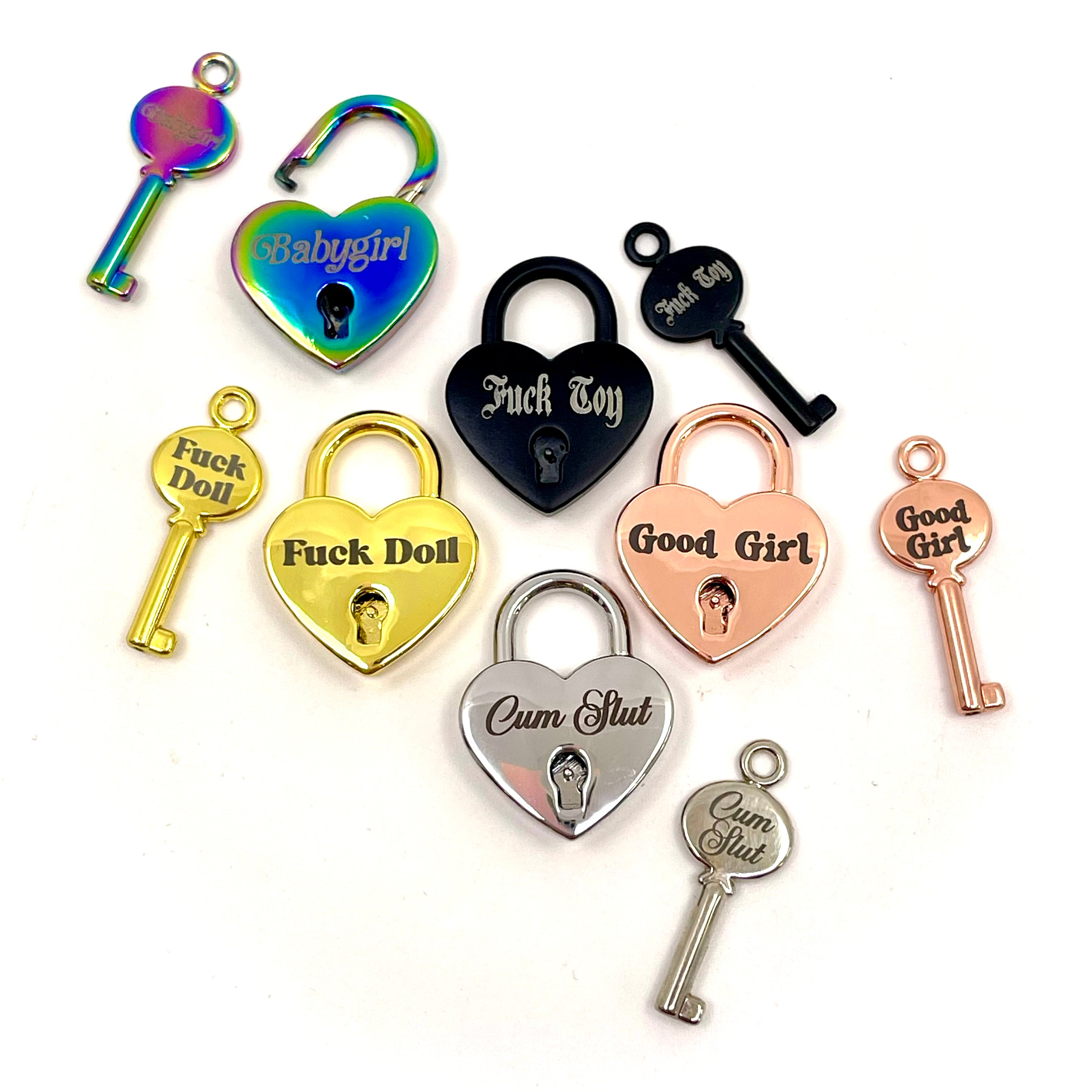 The Mini Heart Lock - BDSM Padlock